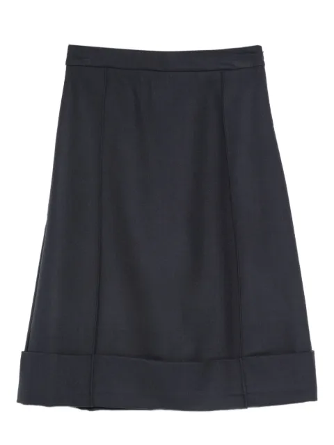 Semicouture seam-embellished skirt Black S5WI16