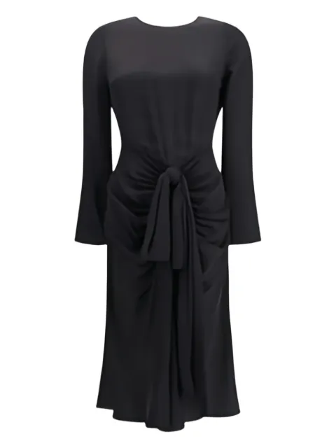 Alaïa draped dress Black AA9R2811W096B