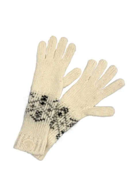 Moncler crystal-embellished gloves Neutrals K20933A00010M8190