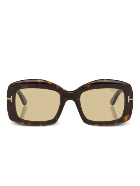 TOM FORD Eyewear Venetia metal-detail sunglasses Green TR0019924400D1