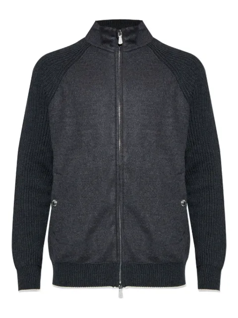 Eleventy ribbed zip jacket Grey L75GBTL44TES0L2361502