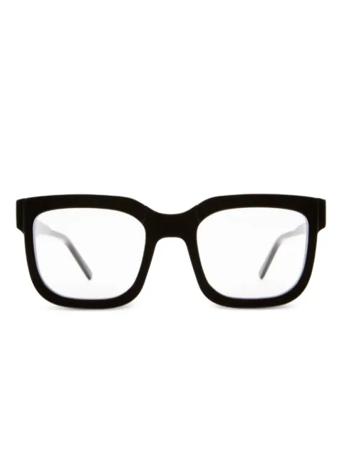 Kuboraum square-frame glasses Black K4