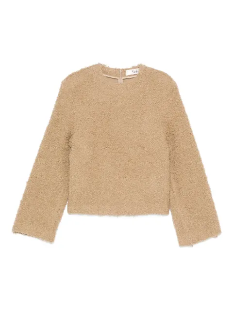 Séfr virgin wool-blend jumper Neutrals WFW25CHIARATUS