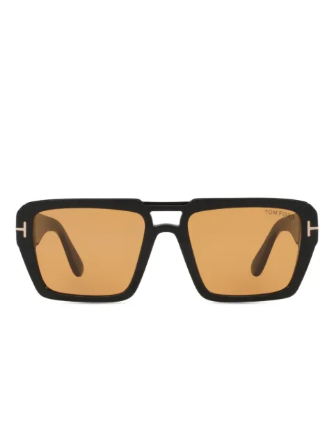TOM FORD Eyewear Redford TR pilot-frame sunglasses Black TR0018761330D1