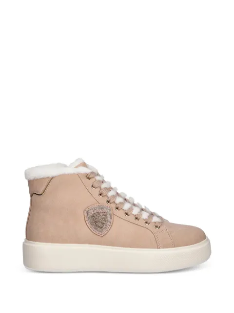 Blauer Venus06 embellished high-top sneakers Neutrals F5VENUS06NUB