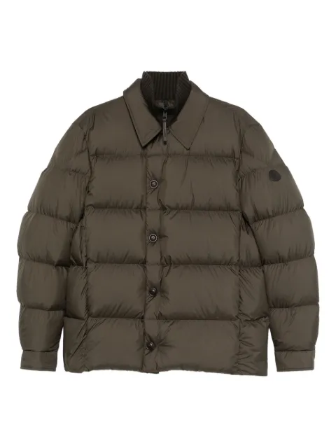 Moncler layered padded jacket Brown K20911G00035597X2