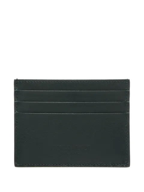 Giorgio Armani logo-debossed cardholder Green Y2R434YS97J