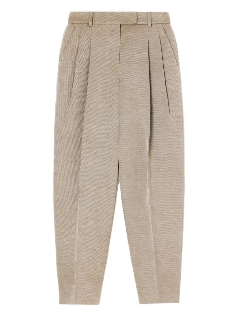 Giorgio Armani double-pleats trousers Neutrals GW001878TE16705