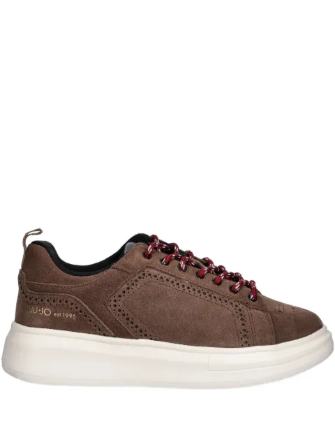 LIU JO perforated sneakers Brown 7G5015PX002S1804