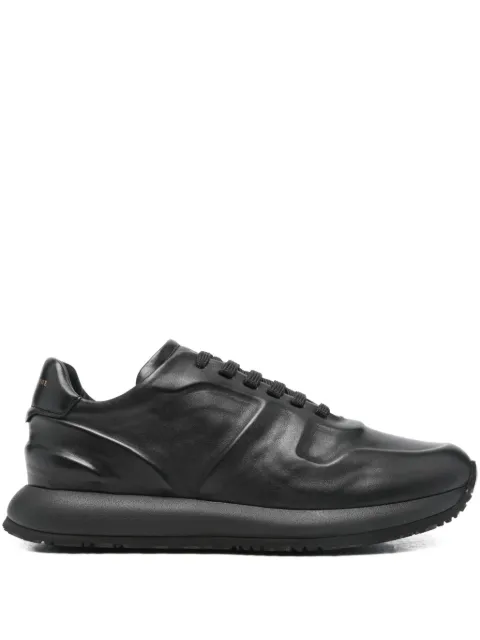 Officine Creative panelled leather sneakers Black OCUPERS001BUN131000
