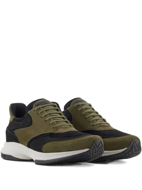 Giorgio Armani panelled sneakers Green X2X194XR264