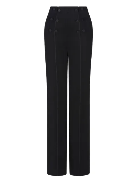 Giorgio Armani button-appliqué trousers Black GW001824AF18796UC001