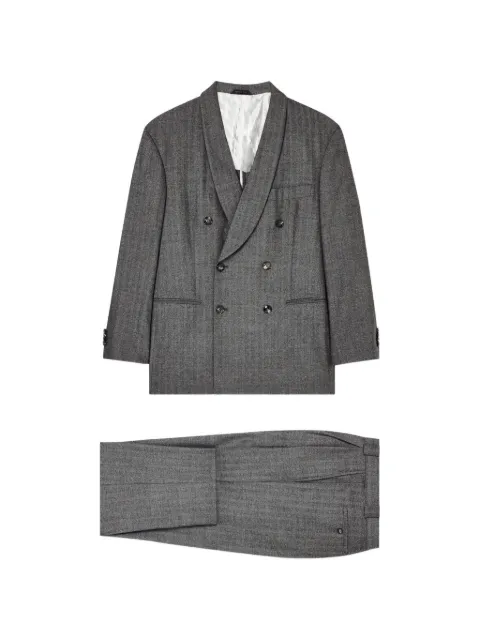 Giorgio Armani double-breasted suit Grey GM002501TE11812