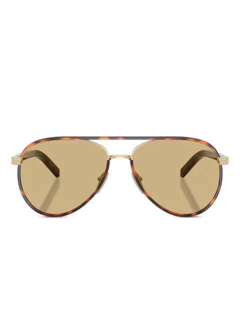 Prada Eyewear pilot-frame tortoiseshell sunglasses Gold SPRB5721E10R