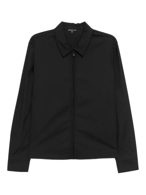 James Perse zip-up shirt Black MCPE3758
