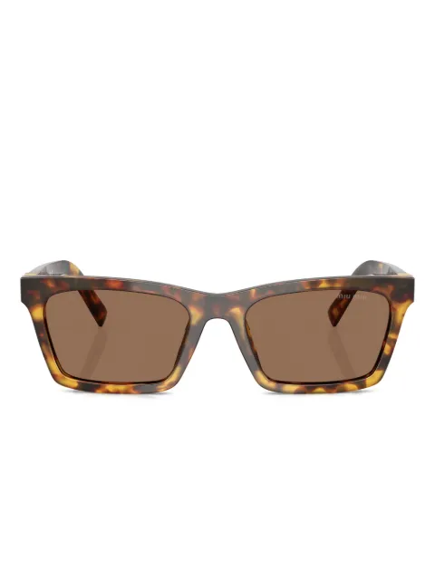 Miu Miu Eyewear square-frame tortoiseshell sunglasses Green SMUA0514L60M