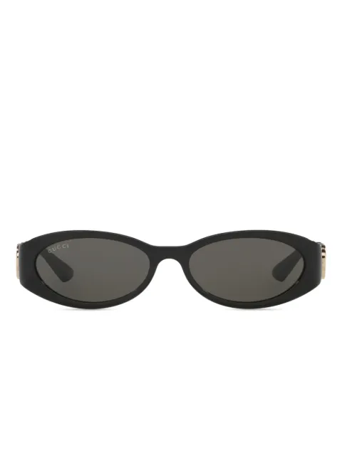 Gucci Eyewear oval-frame sunglasses Black GC0022781100L1