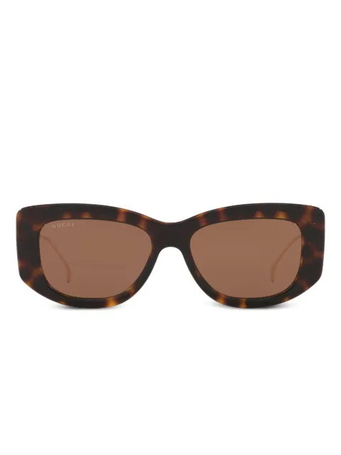 Gucci Eyewear rectangle-frame sunglasses Brown GC0022724402D1