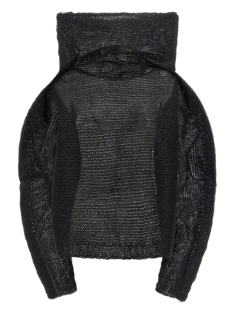 Issey Miyake Panini top Black IM58KN27815