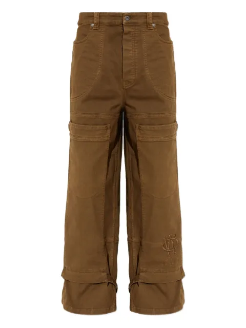 Off-White canvas carpenter trousers Brown OMCE044F25FAB0015454