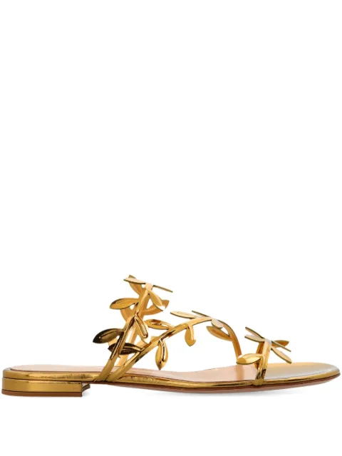 Gianvito Rossi leather sandals Gold G156805RIC