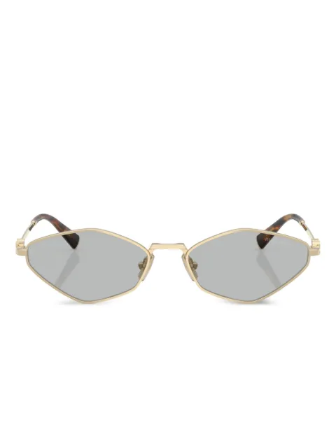 Miu Miu Eyewear geometric-frame sunglasses Gold SMU56ZZVN50K
