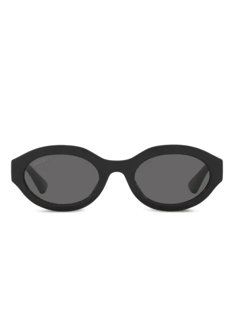 Gucci Eyewear oval-frame sunglasses Black GC0022741100L1