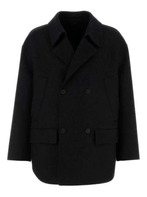 FENDI flannel coat Grey FW1415AOYA