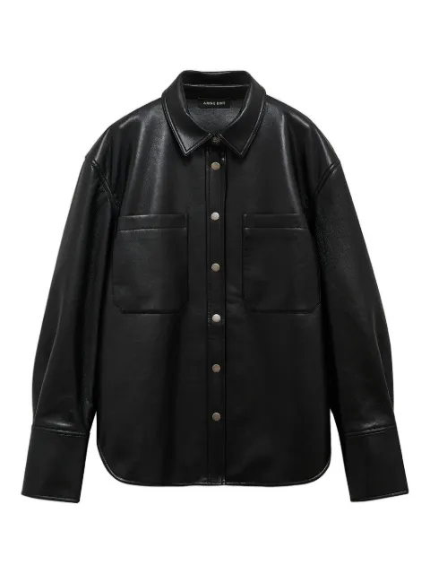 ANINE BING Dante shirt Black A0712051