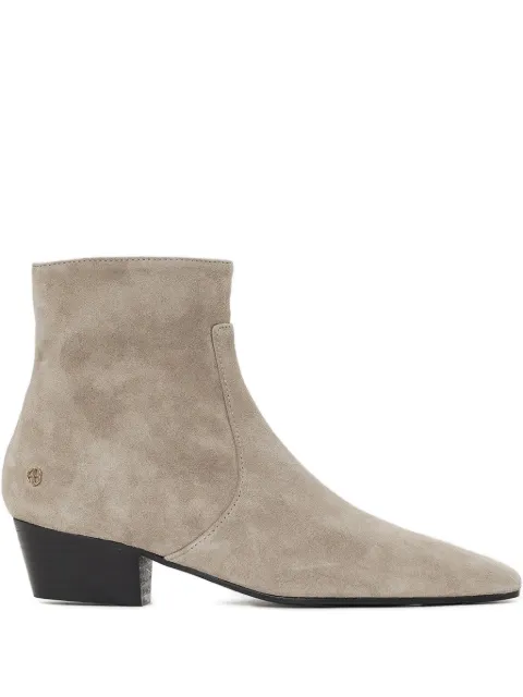 ANINE BING 43mm Freya pointed ankle boots Neutrals A1411497