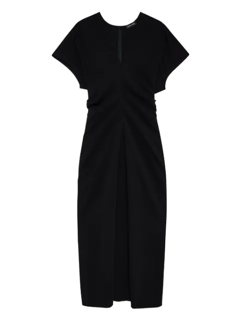 ANINE BING Zadig V-neck maxi dress Black A0211688