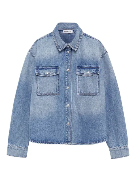 ANINE BING Paxton shirt Blue A0711690