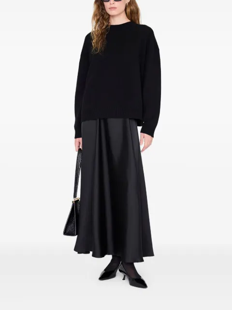 ANINE BING Christina maxi skirt Black A0411811SI