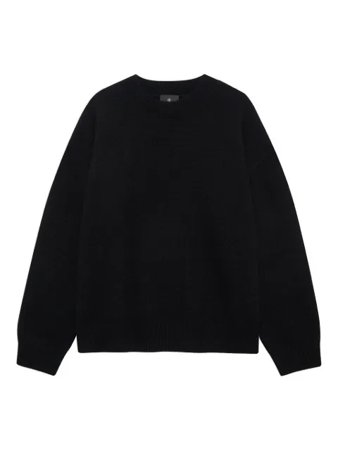 ANINE BING Lee crew-neck sweater Black A0910662