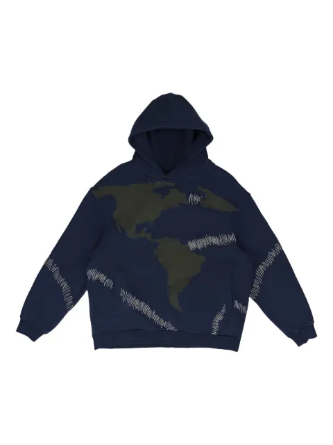Who Decides War Pangia hoodie Blue 11100220010