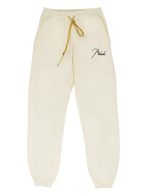 RHUDE logo-detailed track pants Neutrals 7600000183197