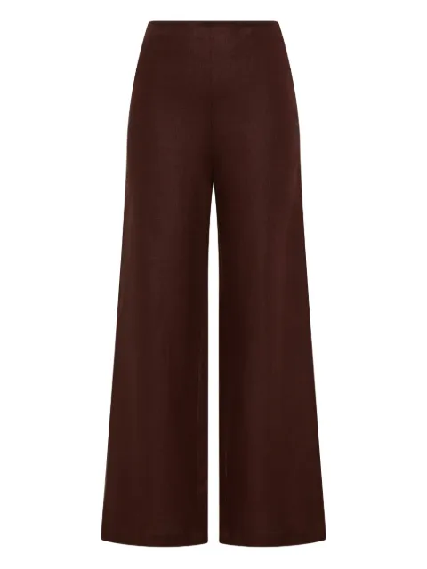 Faithfull Syna linen trousers Brown FF3959CRB