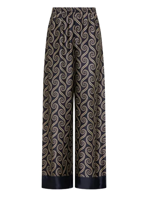 Faithfull Jensen pattern trousers Blue FF4243JSI