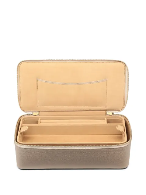 Smythson panama zip jewellery case Neutrals 1028333