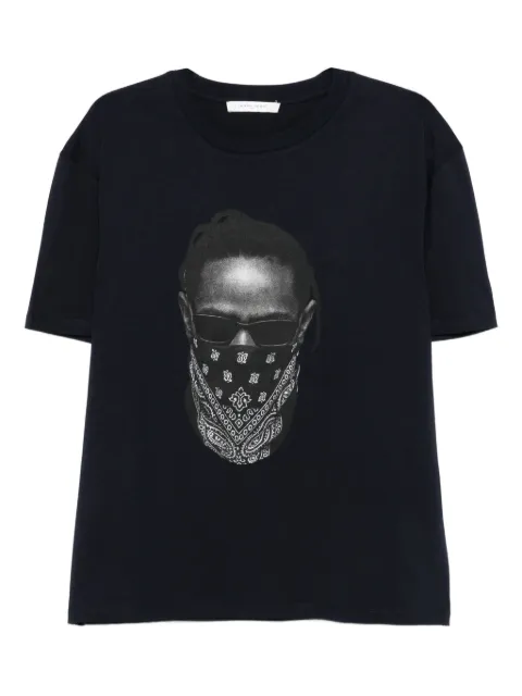 Ih Nom Uh Nit graphic-print T-shirt Blue NUW25225