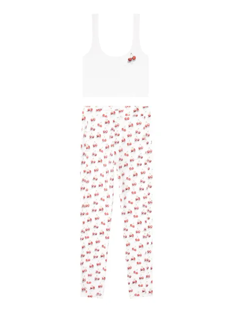 Diesel ET-Abigail-GFT cherry pyjama (set of two) White A216150PLCV