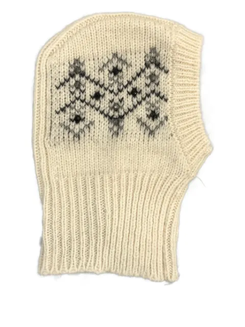 Moncler patterned balaclava Neutrals K20933G00048M8190