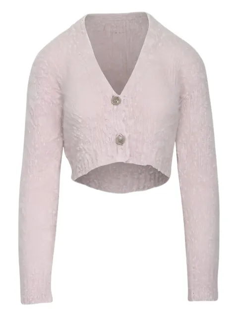 Marni button-fastening cropped cardigan Pink CDMD0427Q0UFP403