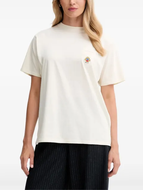 Bally logo-embroidered T-shirt Neutrals WJE07E