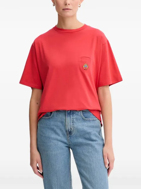 Bally pocket-embellishment T-shirt Red WJE07E