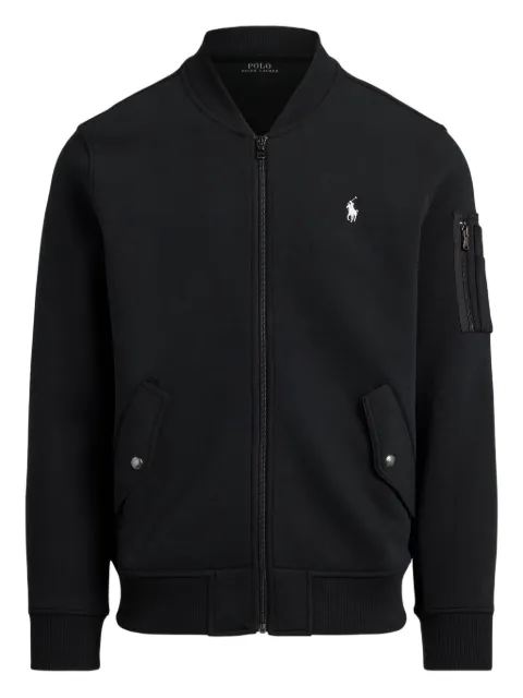 Polo Ralph Lauren double-Knit flight jacket Black 710980339003