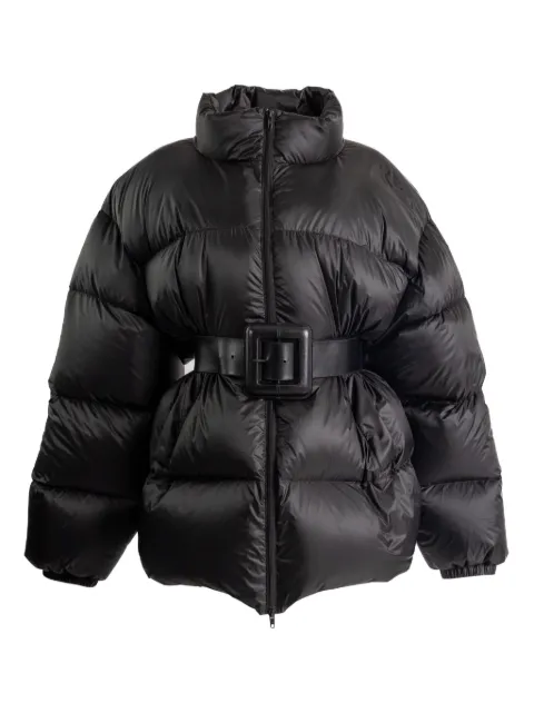 Balenciaga belted puffer jacket Black 850864TTO41
