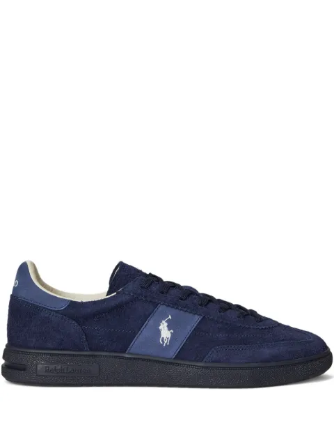 Polo Ralph Lauren suede logo-detail sneakers Blue 809P01617003