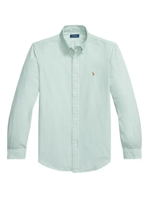 Polo Ralph Lauren long-sleeved striped shirt Green 710953704014