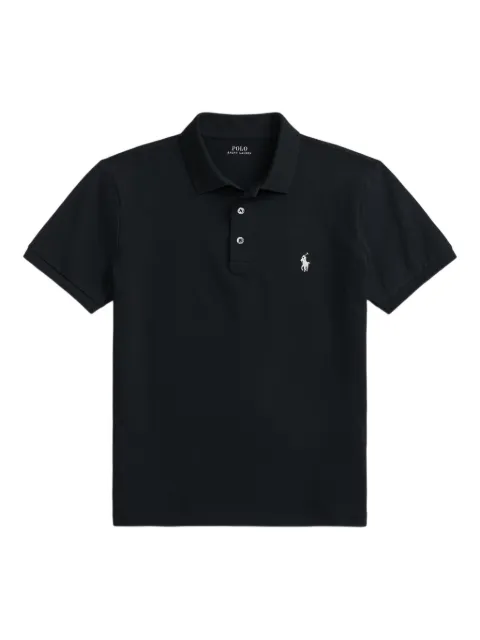 Polo Ralph Lauren embroidered-logo polo shirt Black 710941439040